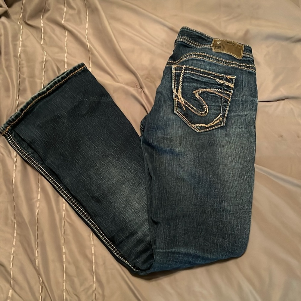 Silver jeans